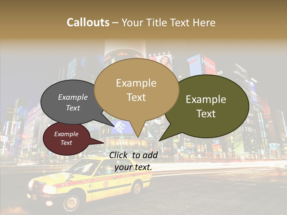 Lights Tokyo Modern PowerPoint Template