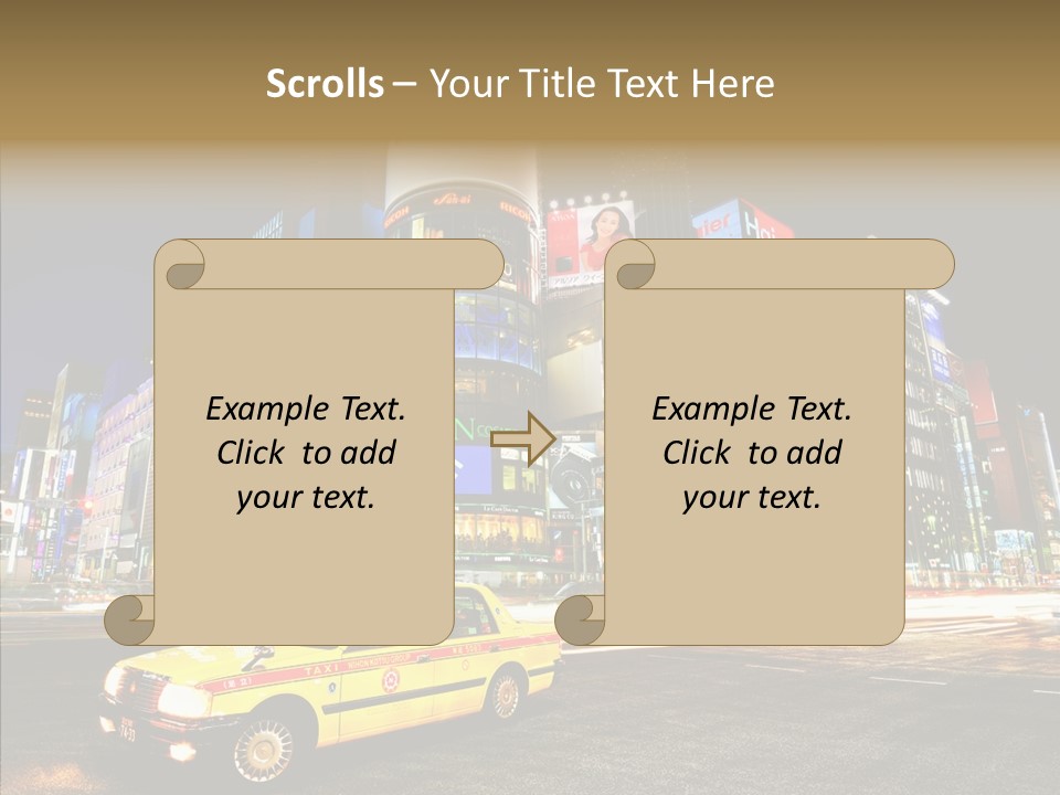 Lights Tokyo Modern PowerPoint Template