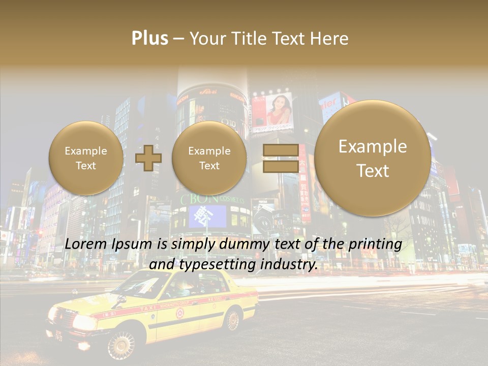 Lights Tokyo Modern PowerPoint Template