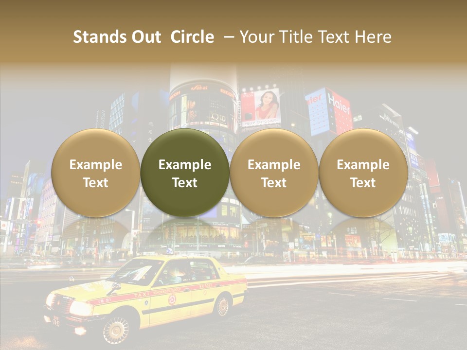 Lights Tokyo Modern PowerPoint Template