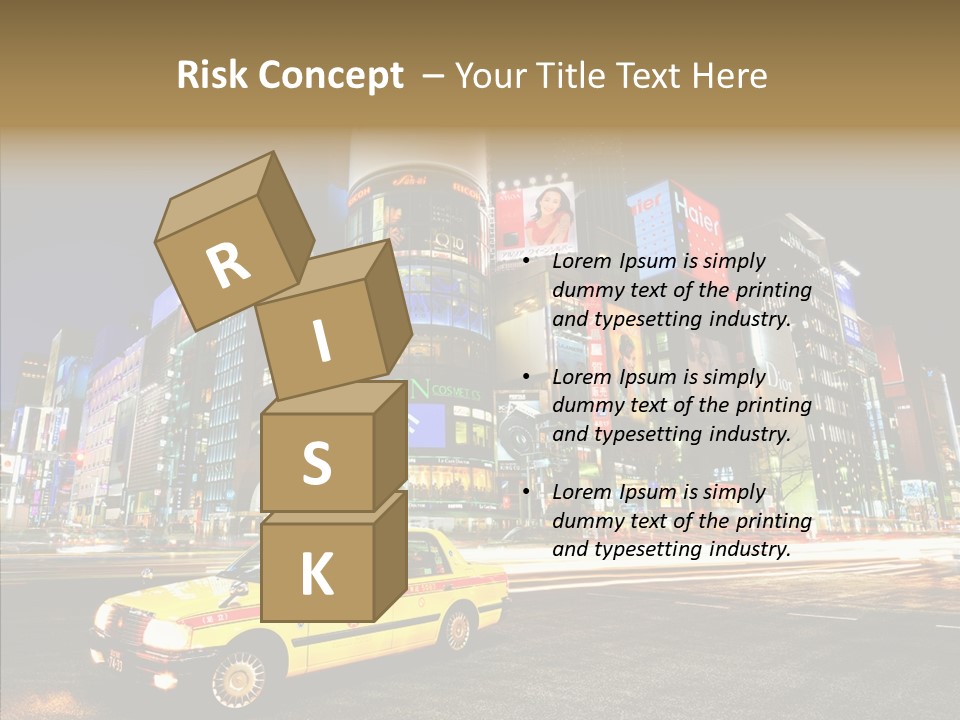 Lights Tokyo Modern PowerPoint Template