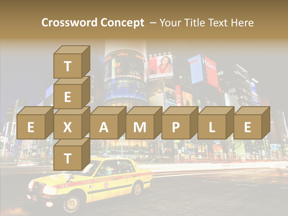 Lights Tokyo Modern PowerPoint Template