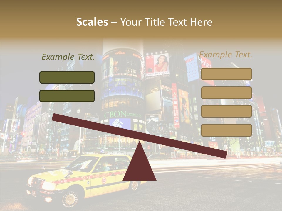 Lights Tokyo Modern PowerPoint Template