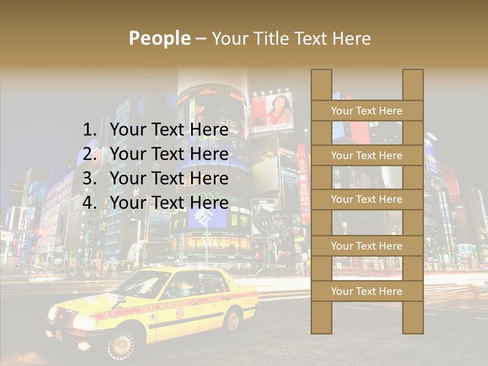 Lights Tokyo Modern PowerPoint Template