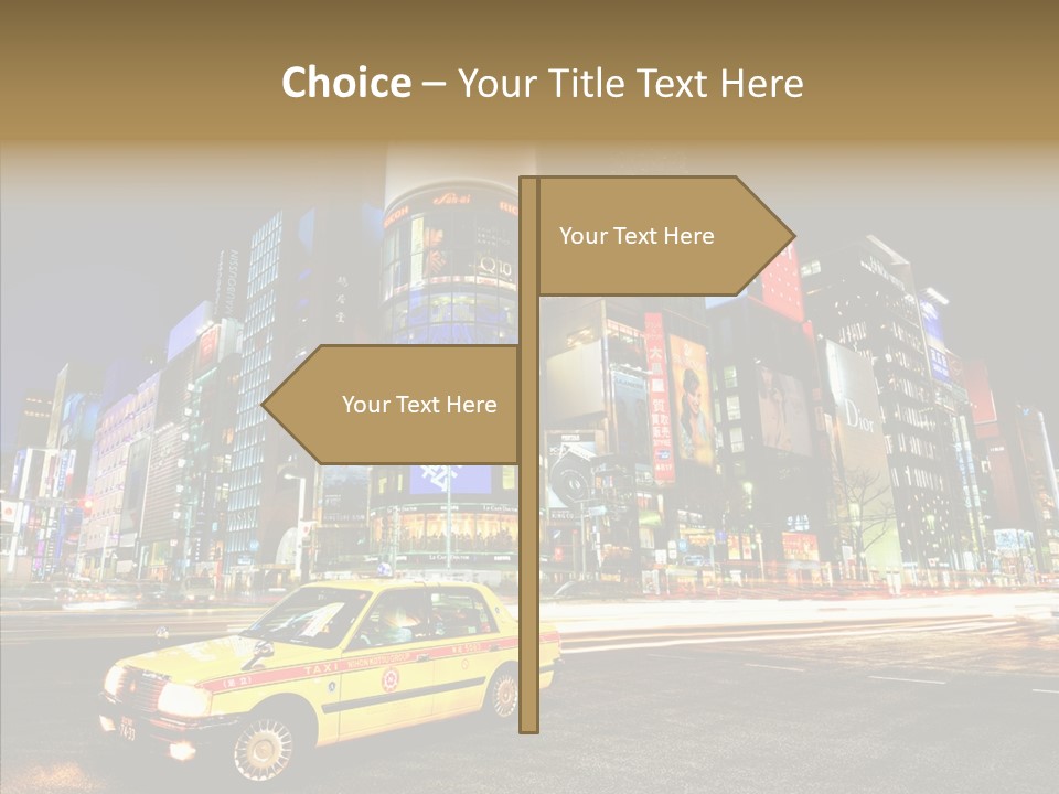 Lights Tokyo Modern PowerPoint Template