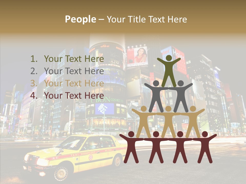 Lights Tokyo Modern PowerPoint Template