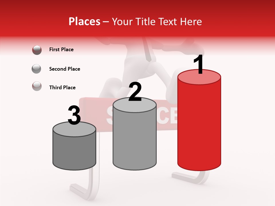 Successful White People PowerPoint Template