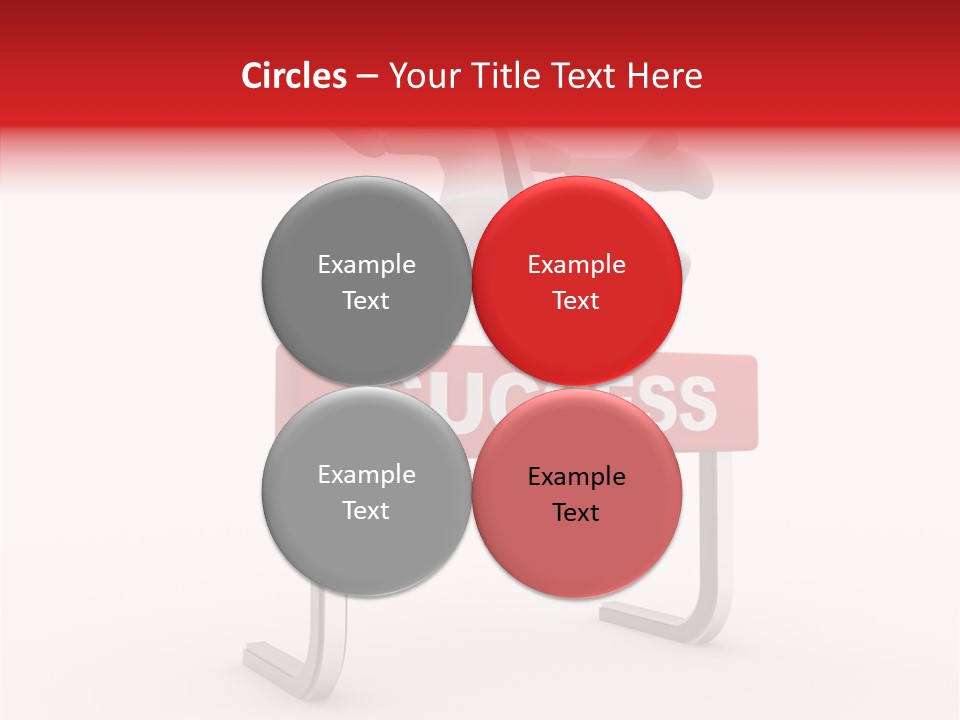 Successful White People PowerPoint Template