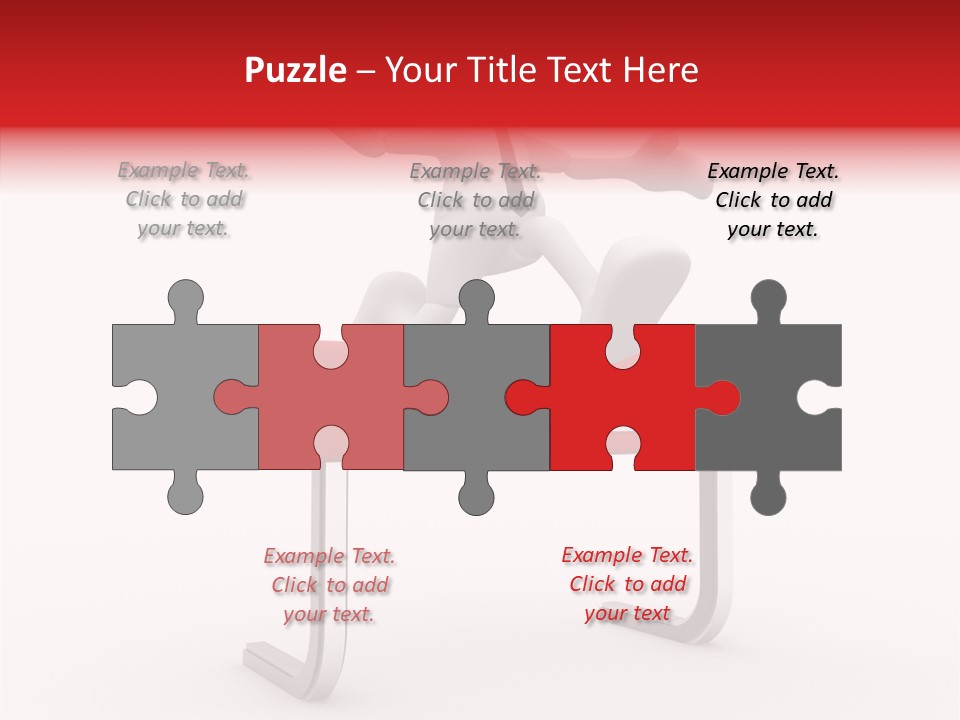 Successful White People PowerPoint Template