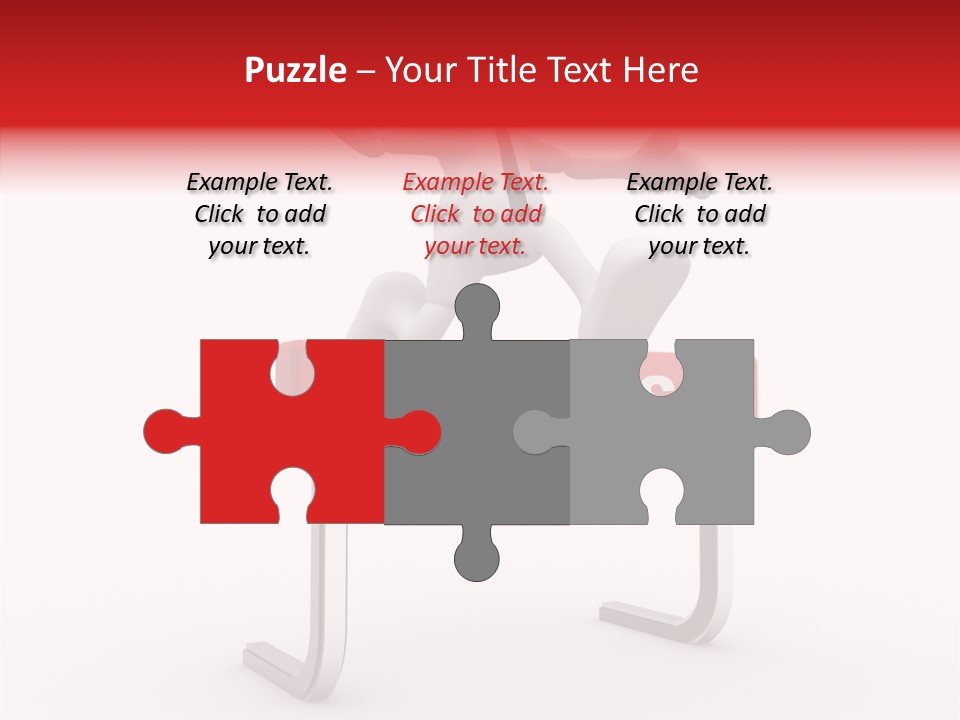 Successful White People PowerPoint Template