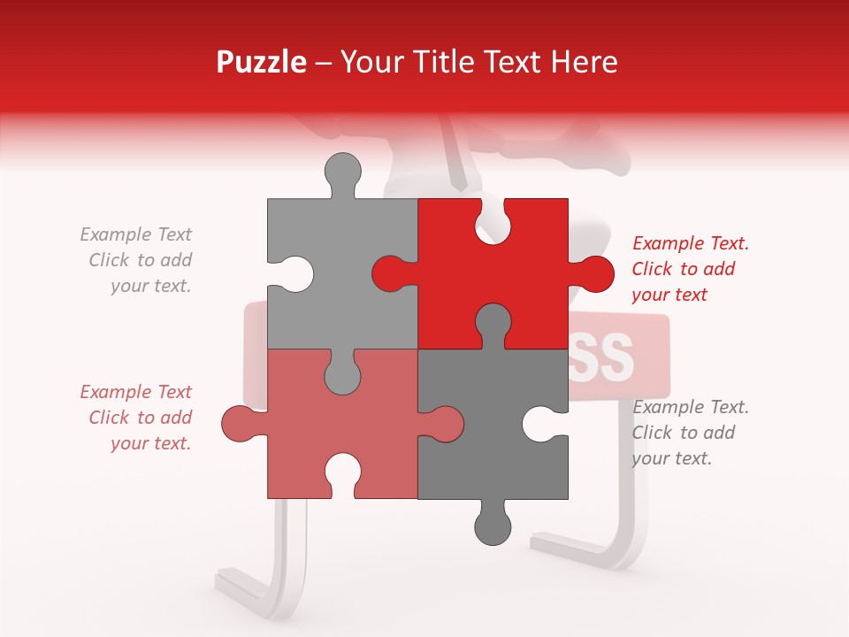 Successful White People PowerPoint Template