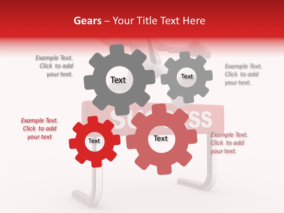 Successful White People PowerPoint Template