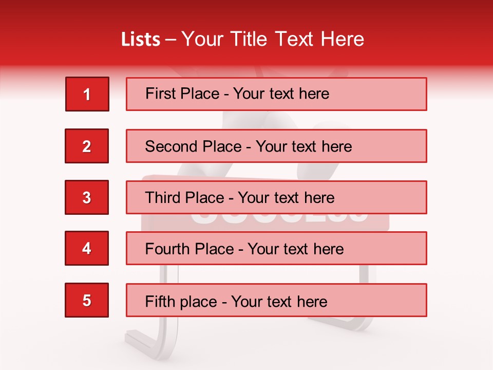 Successful White People PowerPoint Template