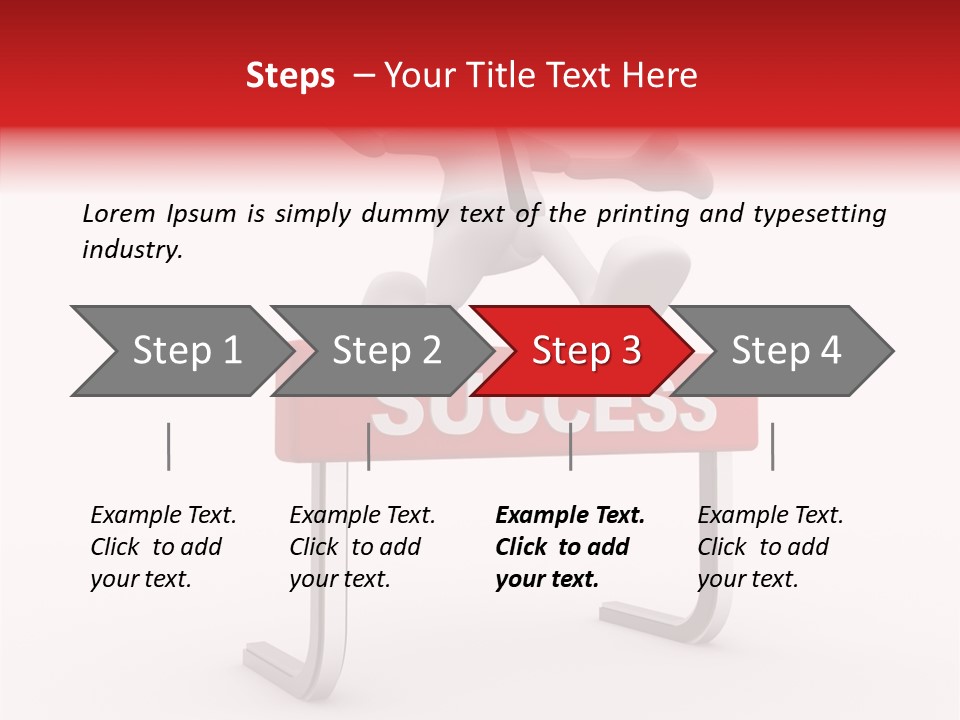 Successful White People PowerPoint Template