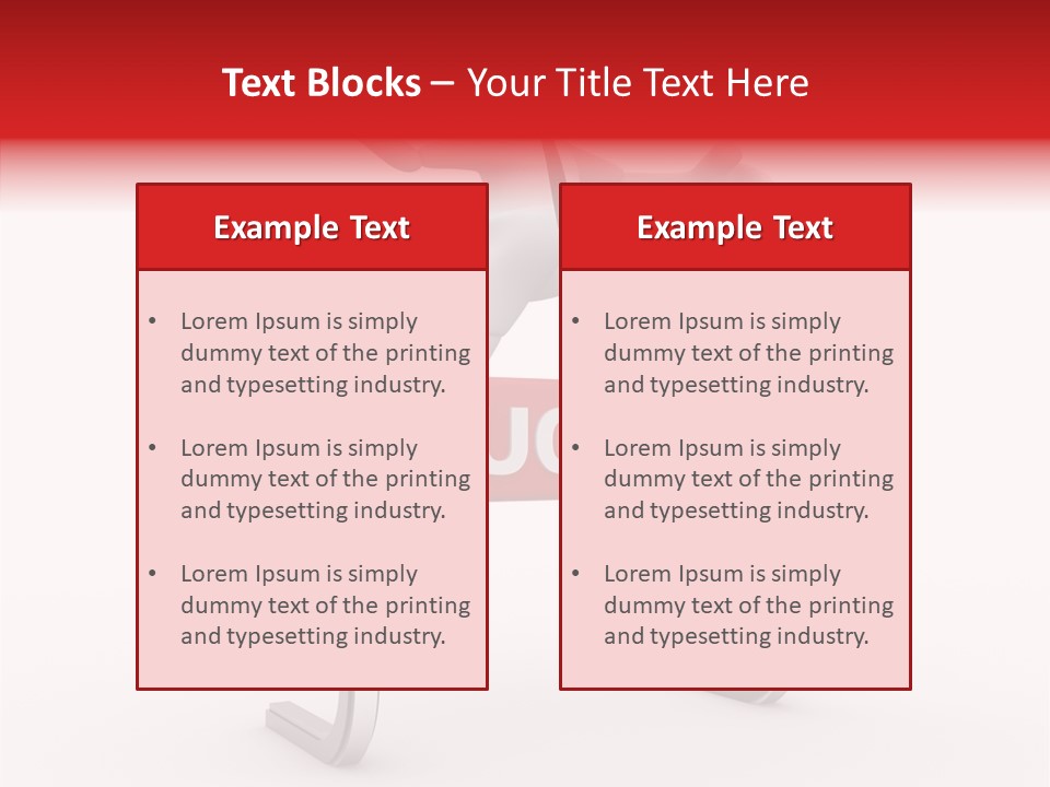 Successful White People PowerPoint Template