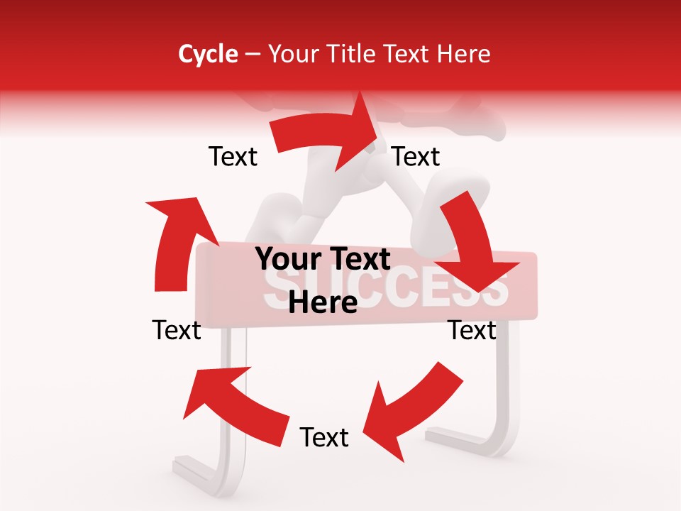 Successful White People PowerPoint Template