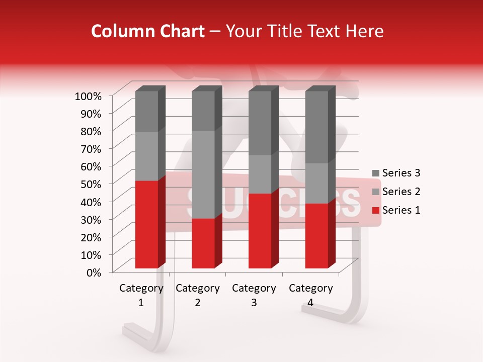 Successful White People PowerPoint Template
