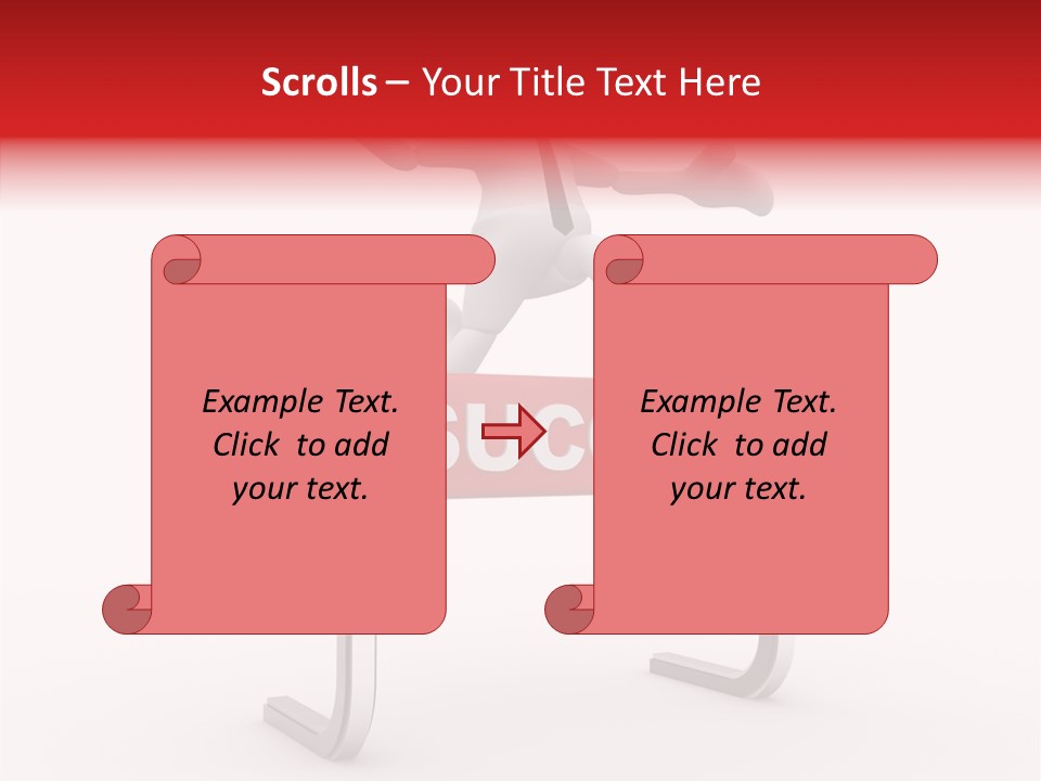 Successful White People PowerPoint Template