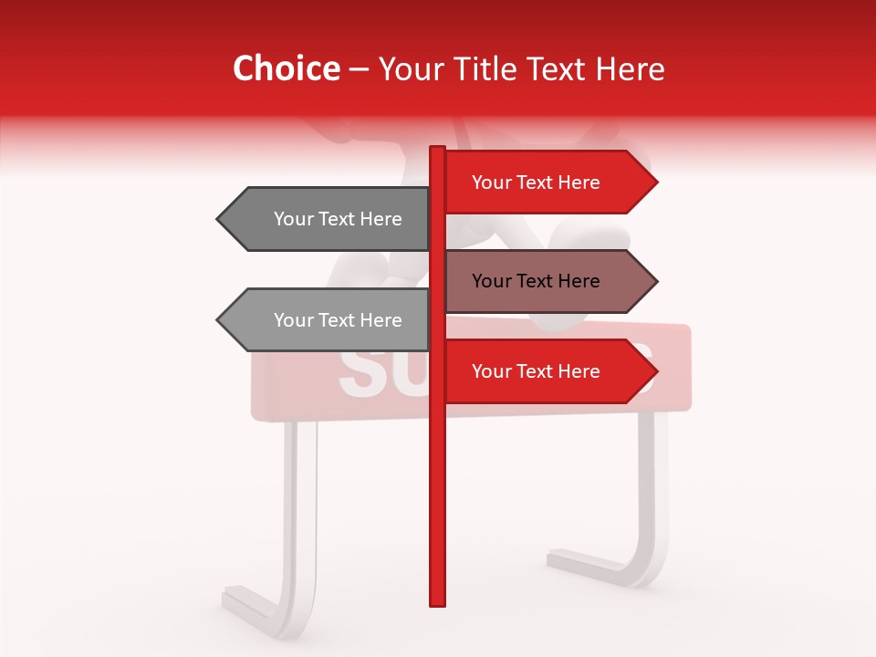 Successful White People PowerPoint Template