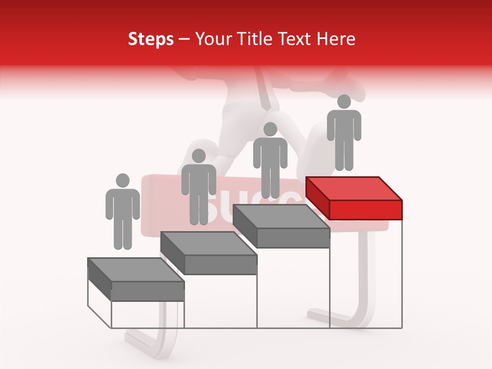 Successful White People PowerPoint Template