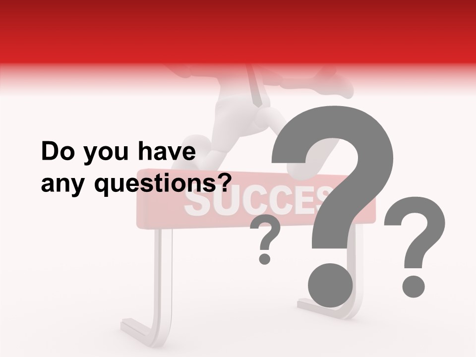 Successful White People PowerPoint Template