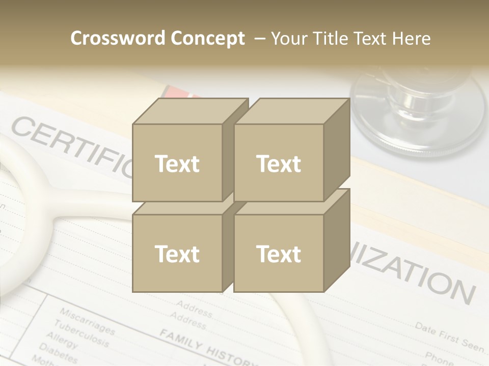 Care Medical Close-Up PowerPoint Template