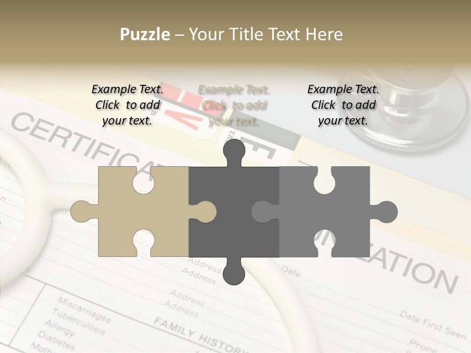 Care Medical Close-Up PowerPoint Template