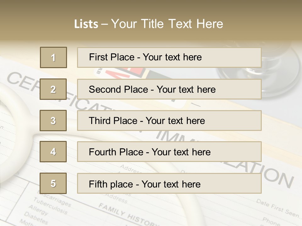 Care Medical Close-Up PowerPoint Template