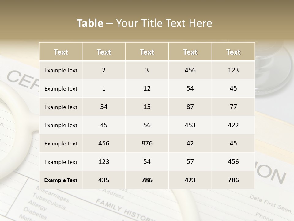 Care Medical Close-Up PowerPoint Template