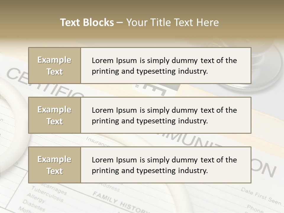 Care Medical Close-Up PowerPoint Template