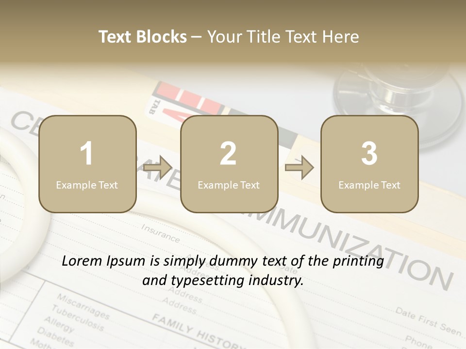 Care Medical Close-Up PowerPoint Template