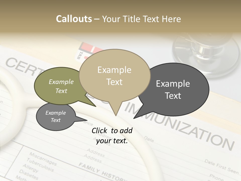 Care Medical Close-Up PowerPoint Template