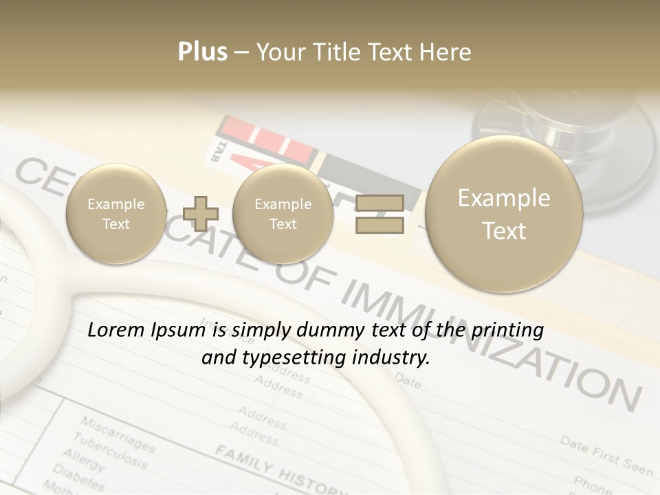 Care Medical Close-Up PowerPoint Template
