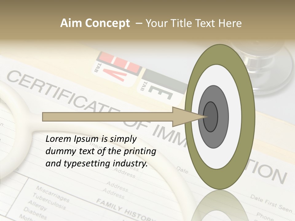 Care Medical Close-Up PowerPoint Template