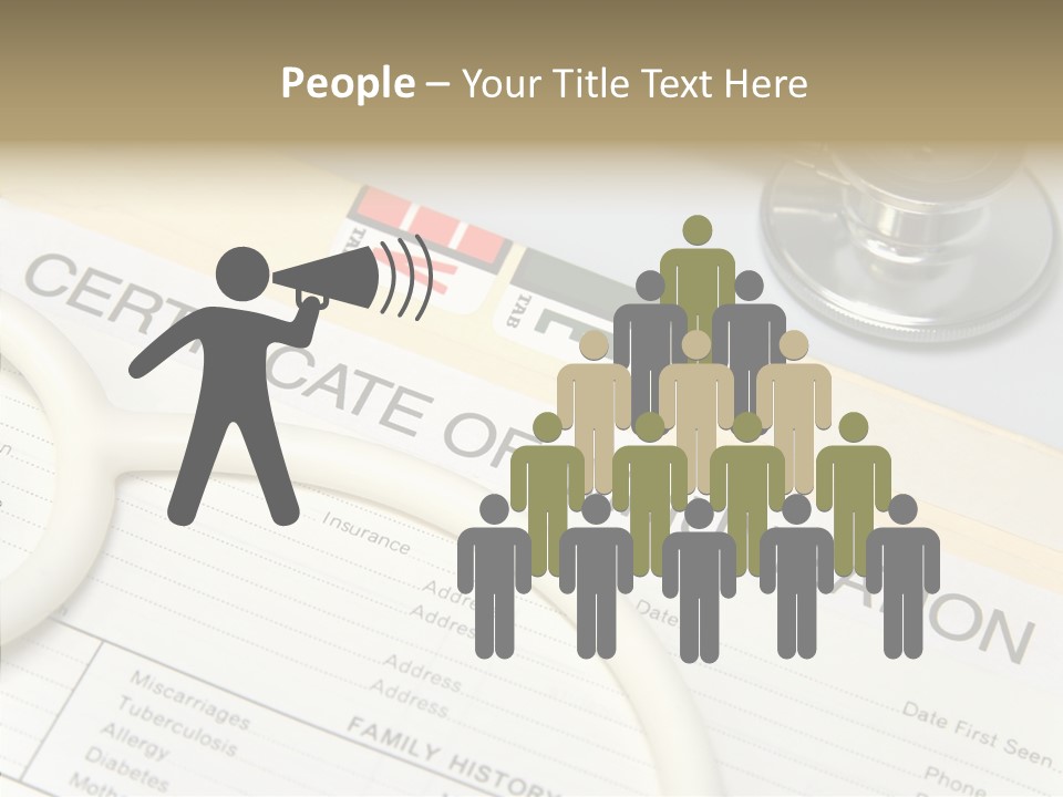 Care Medical Close-Up PowerPoint Template