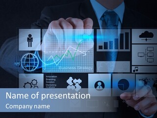 Education Growth Company PowerPoint Template