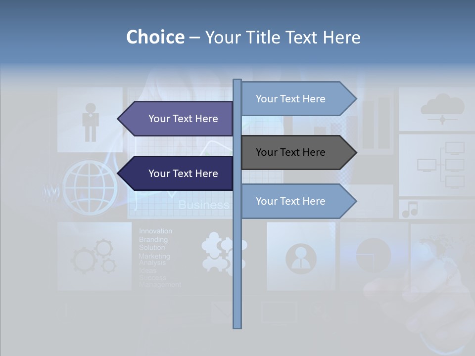 Education Growth Company PowerPoint Template