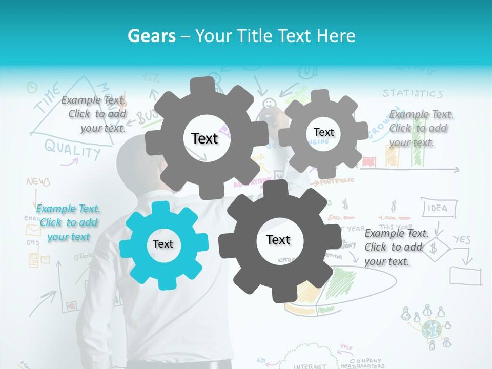 Time Firewall Statistics PowerPoint Template