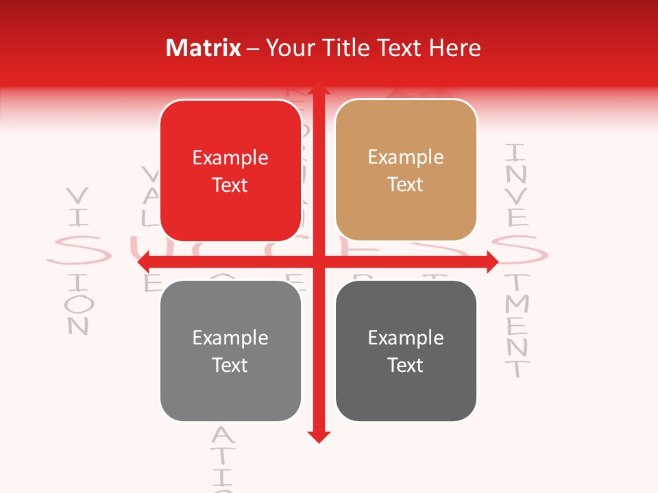 Value Word Text PowerPoint Template