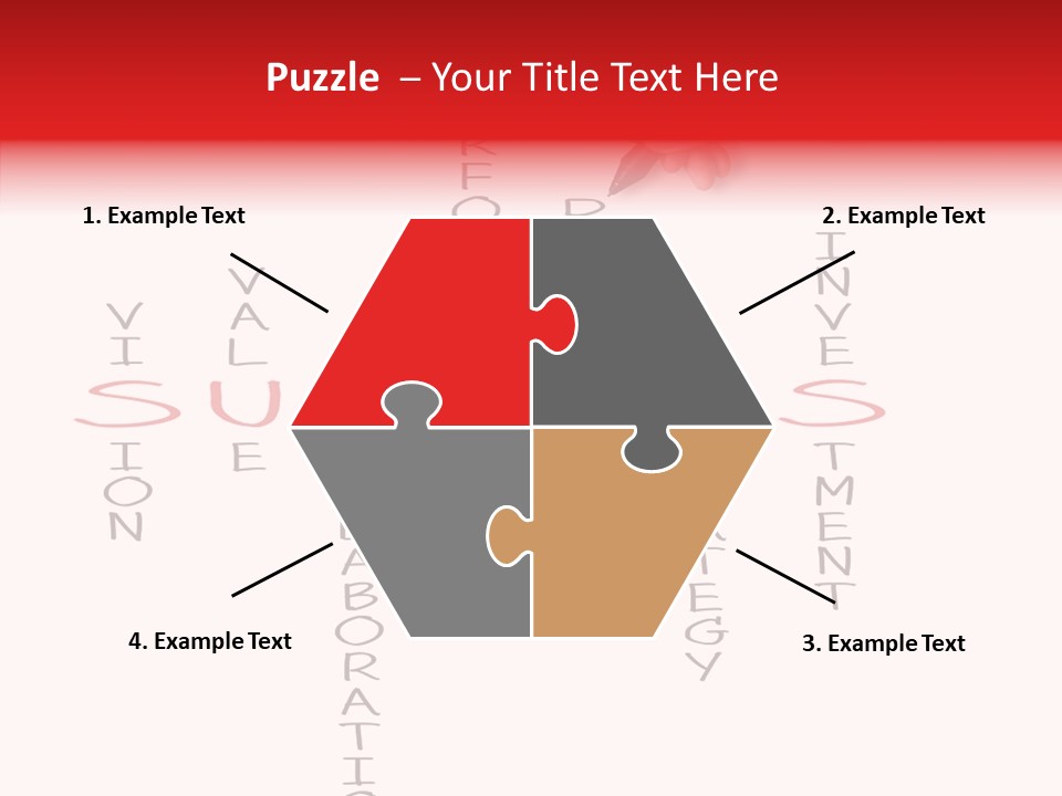 Value Word Text PowerPoint Template
