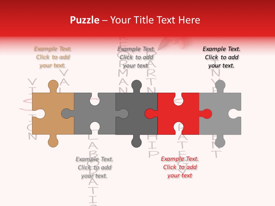 Value Word Text PowerPoint Template