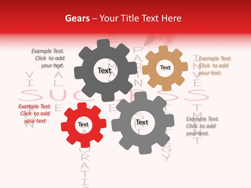 Value Word Text PowerPoint Template