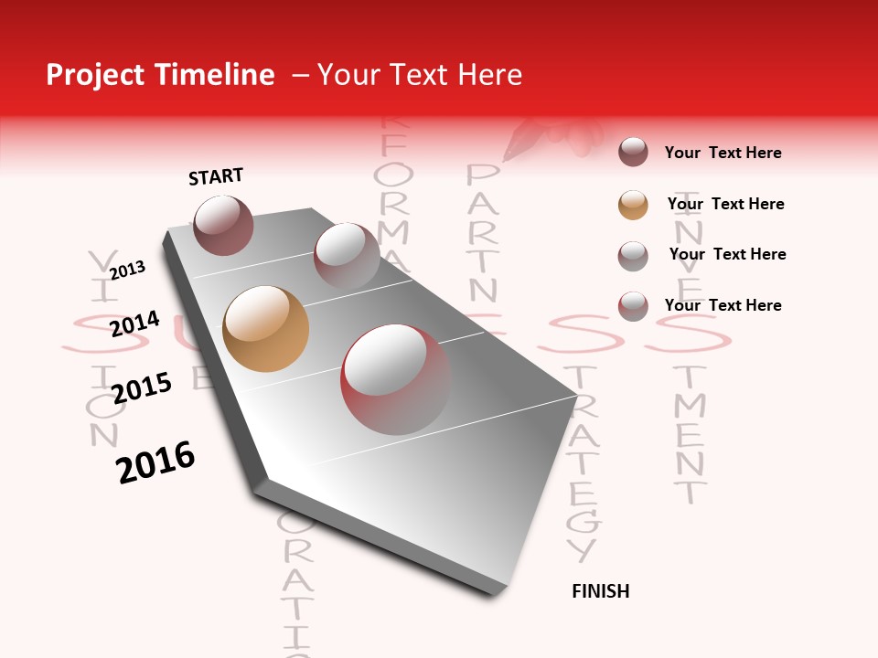 Value Word Text PowerPoint Template