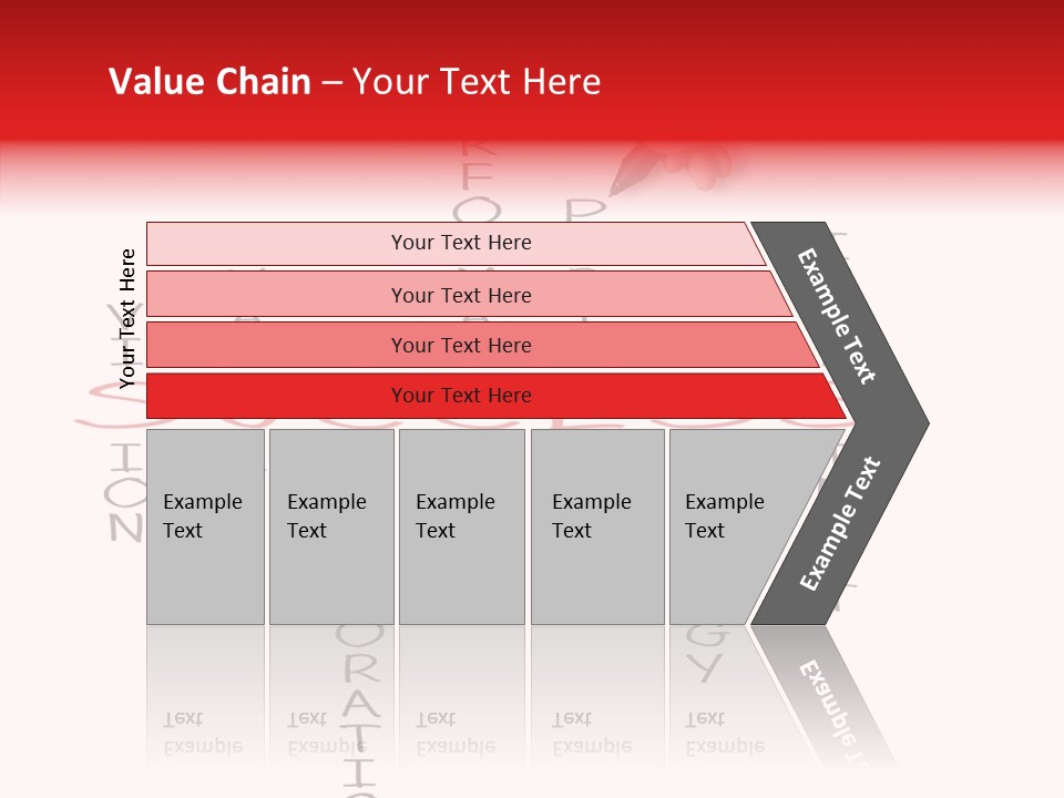 Value Word Text PowerPoint Template