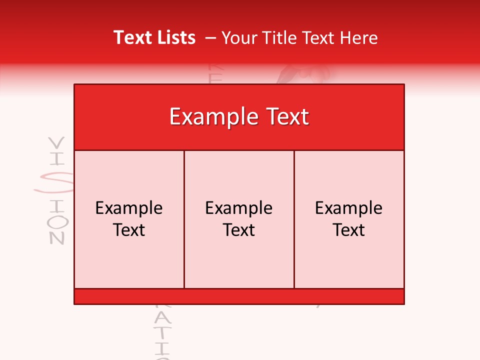 Value Word Text PowerPoint Template