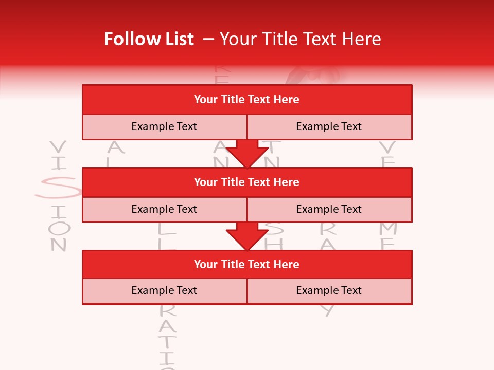 Value Word Text PowerPoint Template