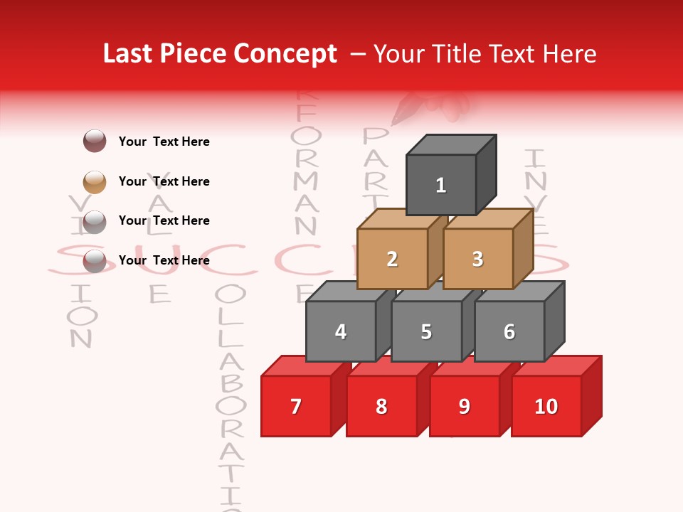 Value Word Text PowerPoint Template