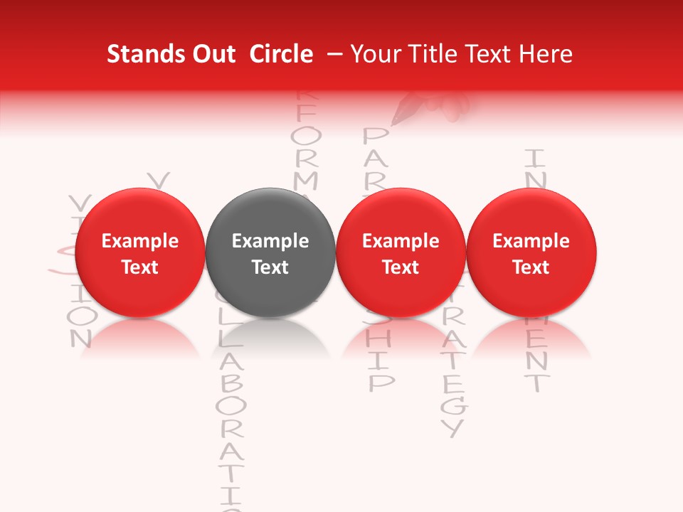 Value Word Text PowerPoint Template