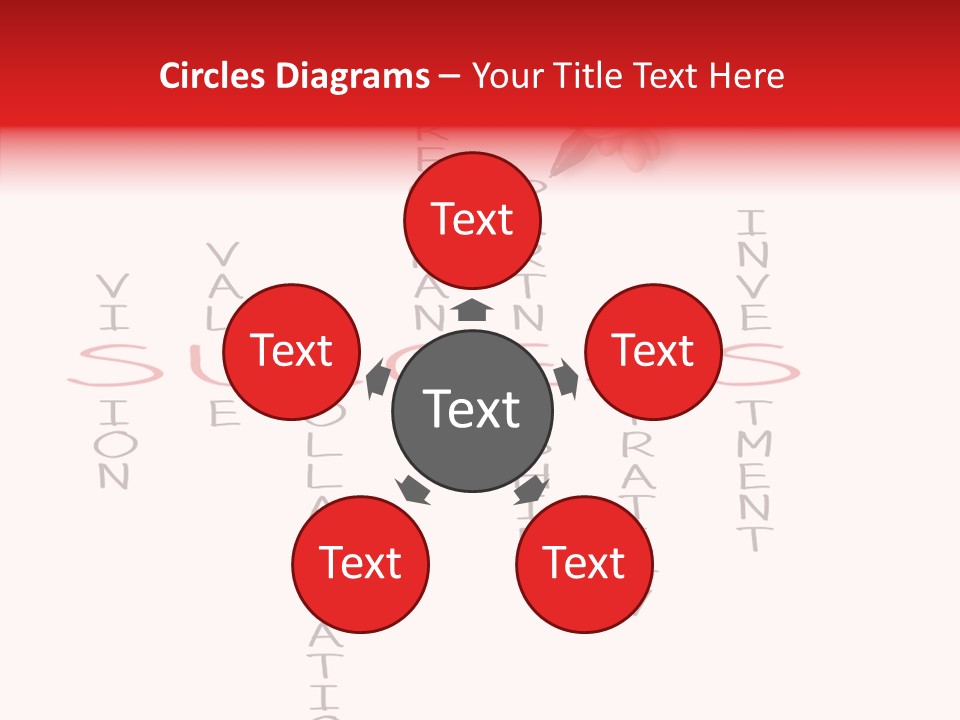 Value Word Text PowerPoint Template