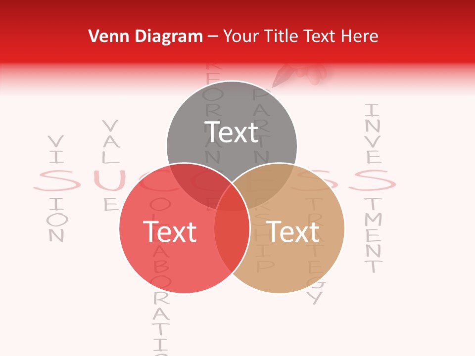 Value Word Text PowerPoint Template